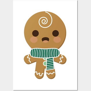 Cute Gingerbread Cookie Posters and Art